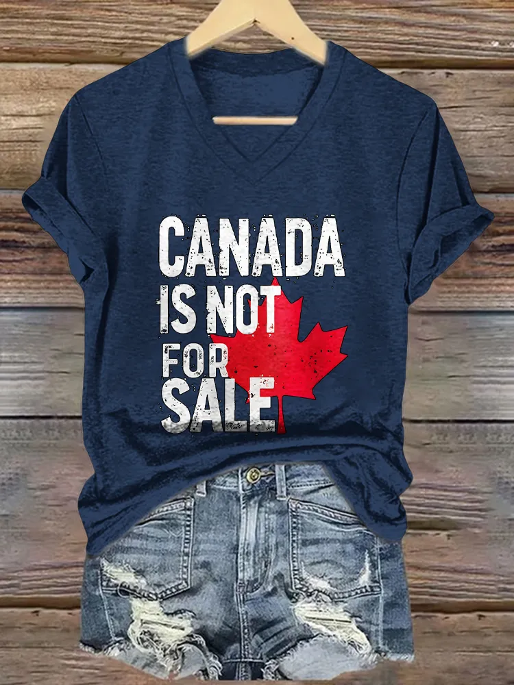Women'S Canada Is Not For Sale T-Shirt