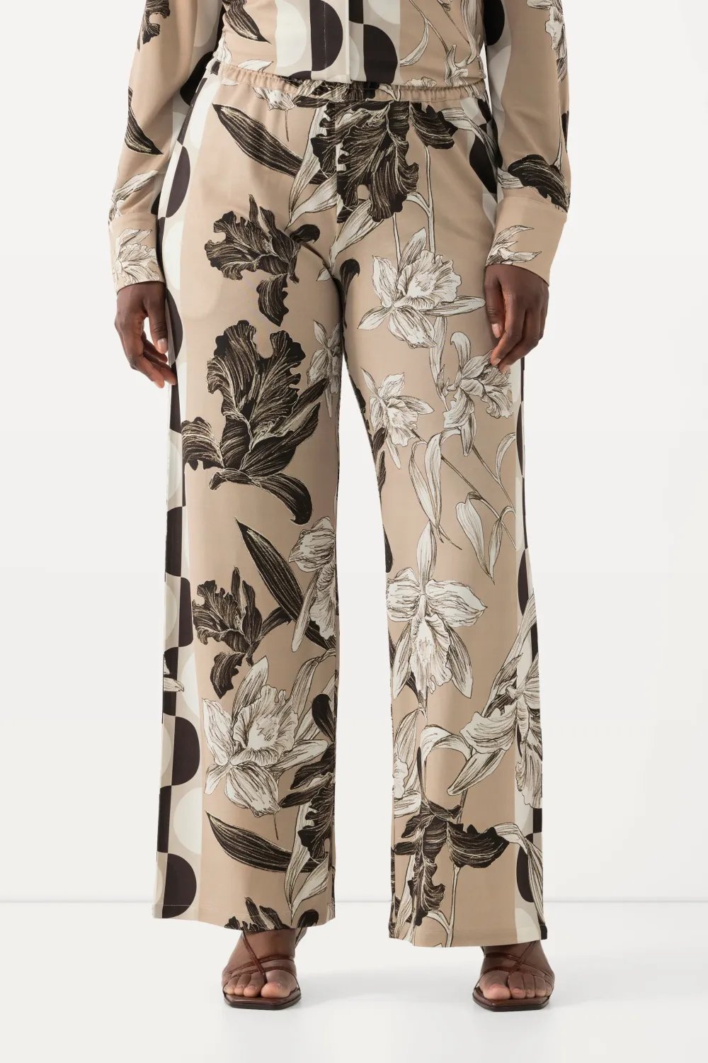 Slinkyhose, Mustermix, weites Bein, Elastikbund