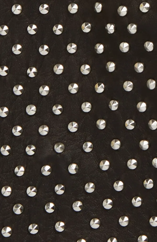 Studded Leather Gloves