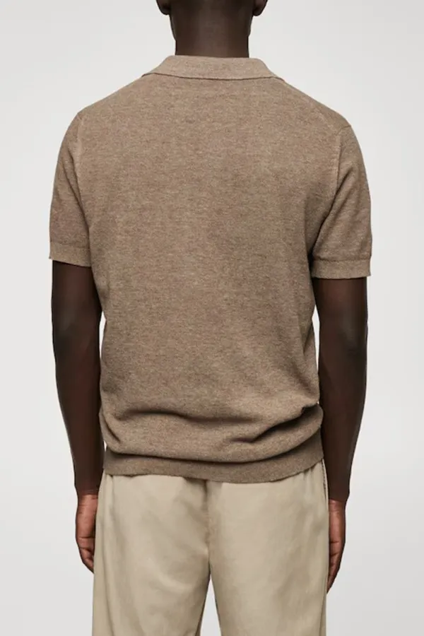 Knit Cotton Polo Shirt