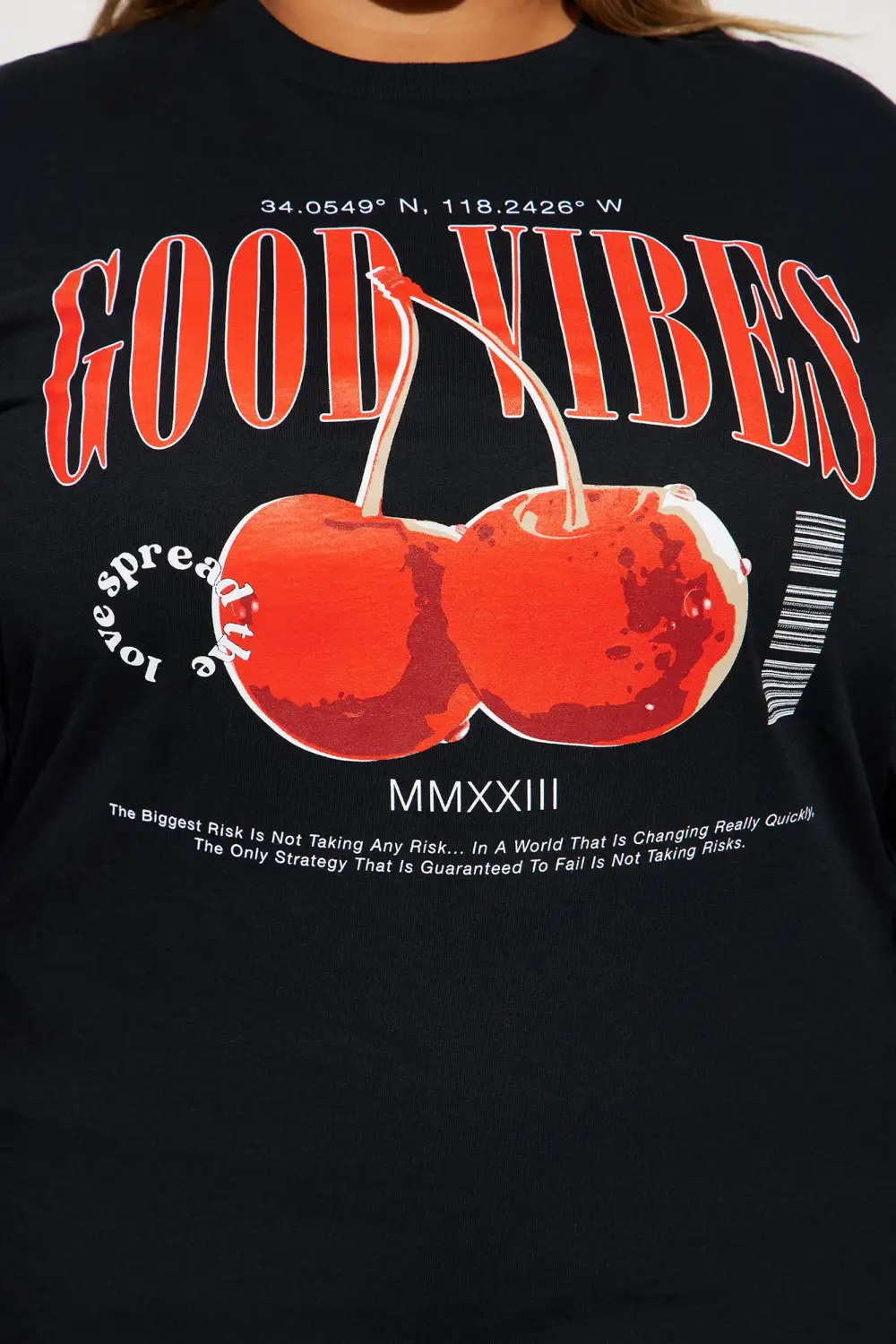 Good Vibes Spread The Love Tee - Black