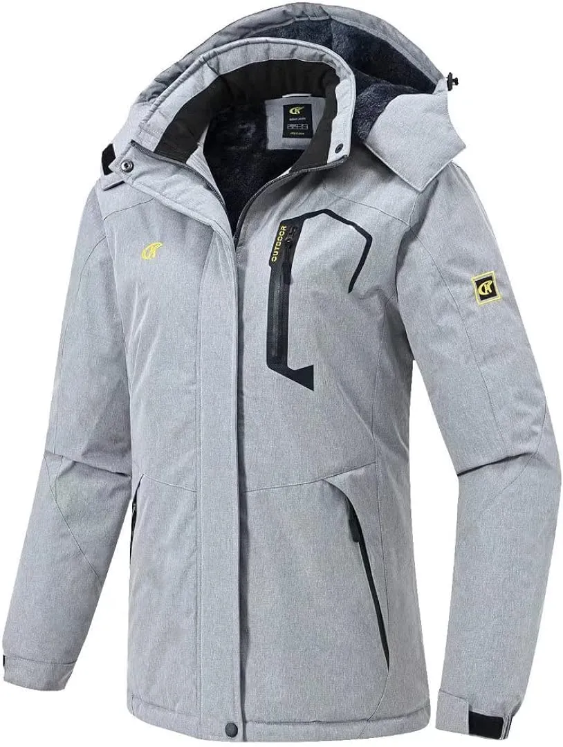 Women's Skiing Snowboarding Jackets Fleece Hood Mountain Snow Coat