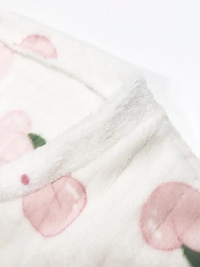 Women's Fleece Loungewear Sets Fluffy Pajama Fuzzy 2 Pieces Bear Peach Fashion Casual Comfort Street Daily Date Polyester Warm Crew Neck Long Sleeve Pant Fall Winter Lotus Pink Black