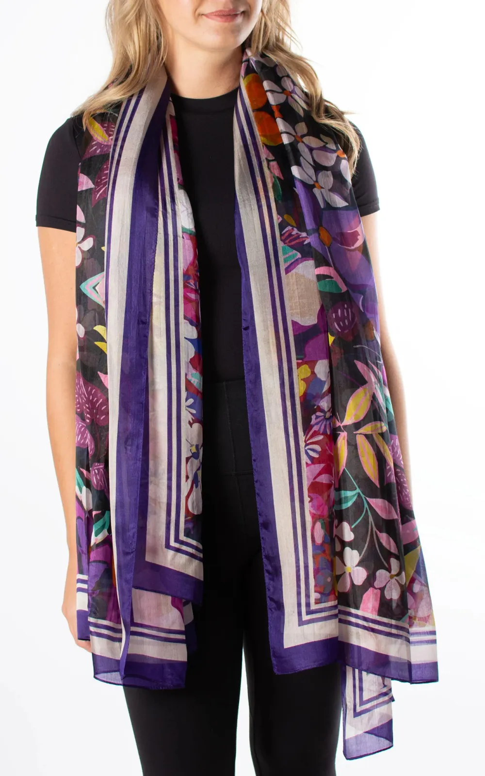 Flowy Air Silk Scarf for Women