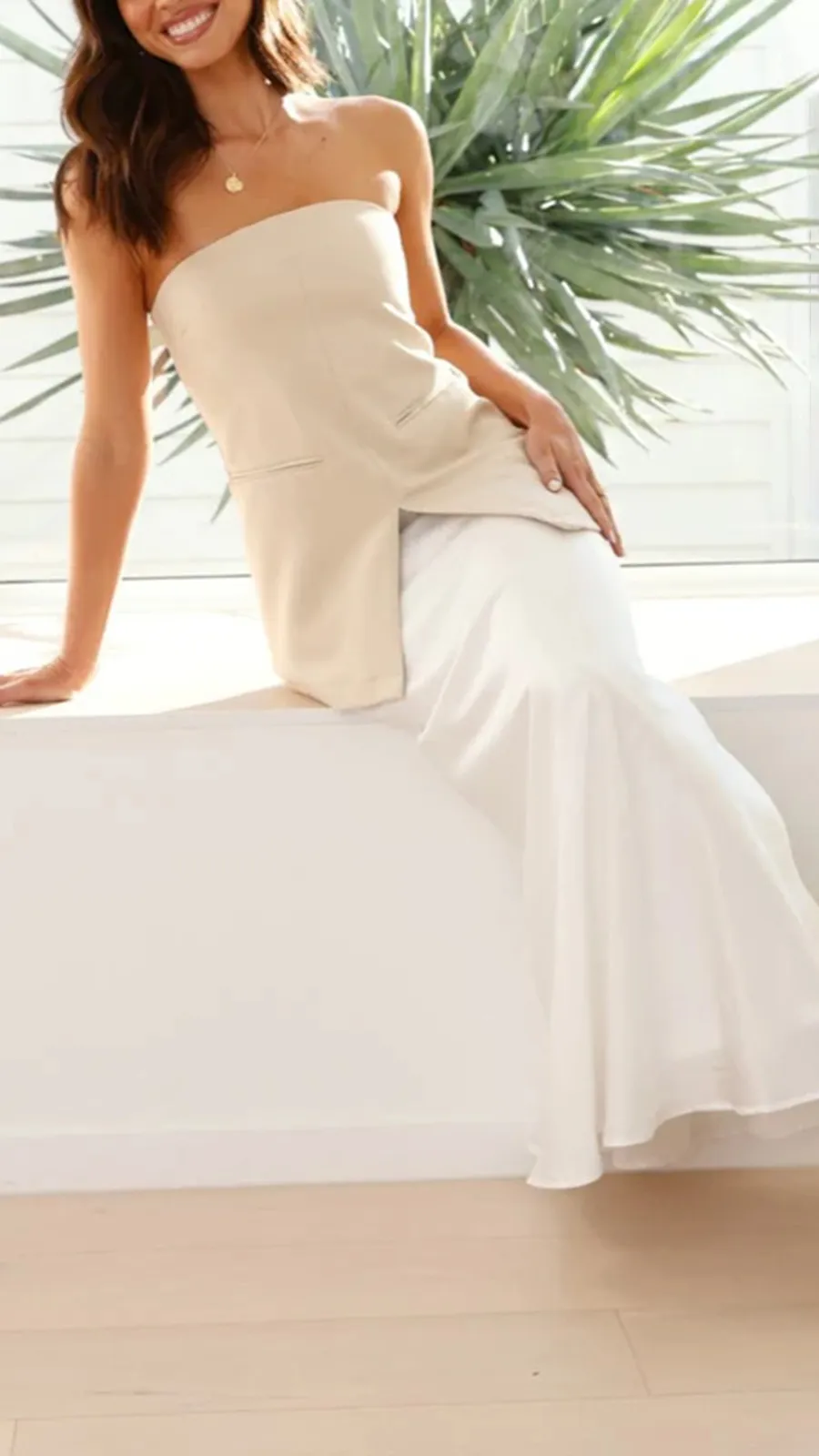 High-End Solid Color Tube Top