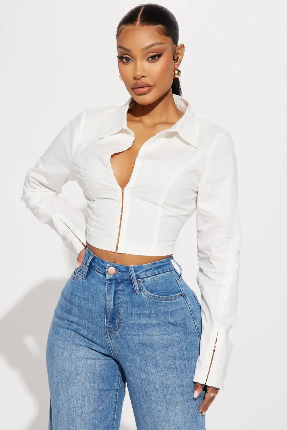 Eilidh Poplin Shirt - Off White