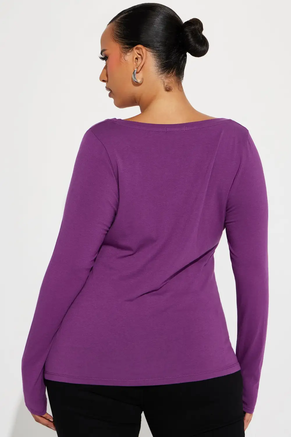 Your Everyday Long Sleeve Tee - Purple Dust