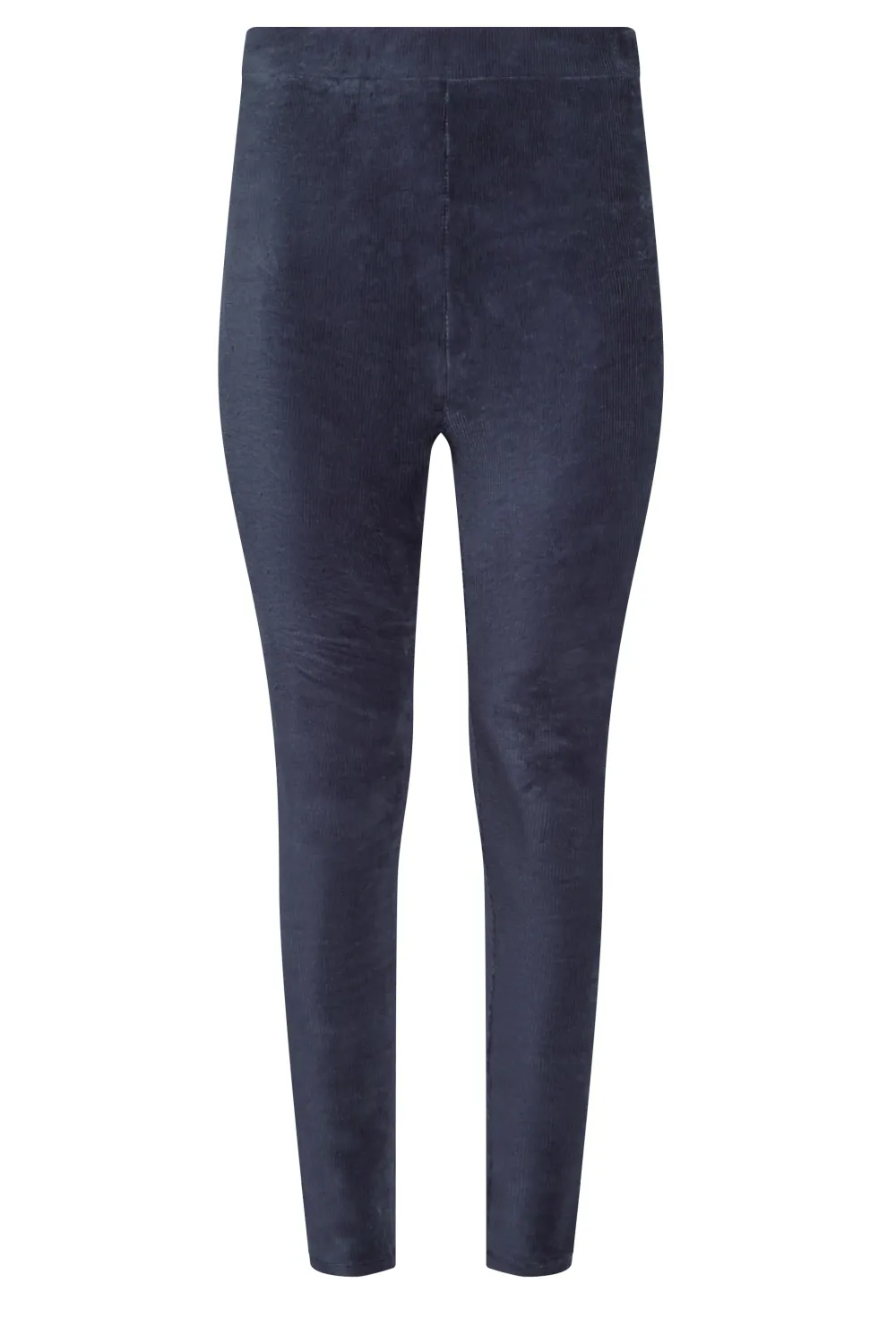 M&Co Teal Blue Cord Stretch Leggings