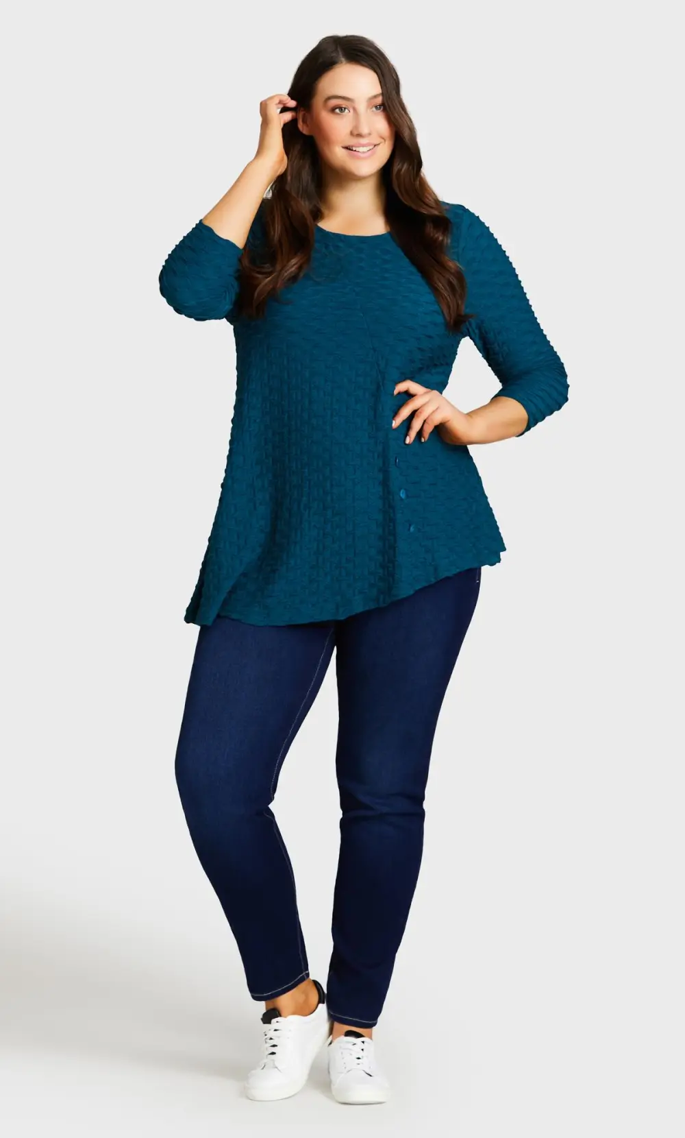 Evans Dark Blue Wash Skinny Jeans