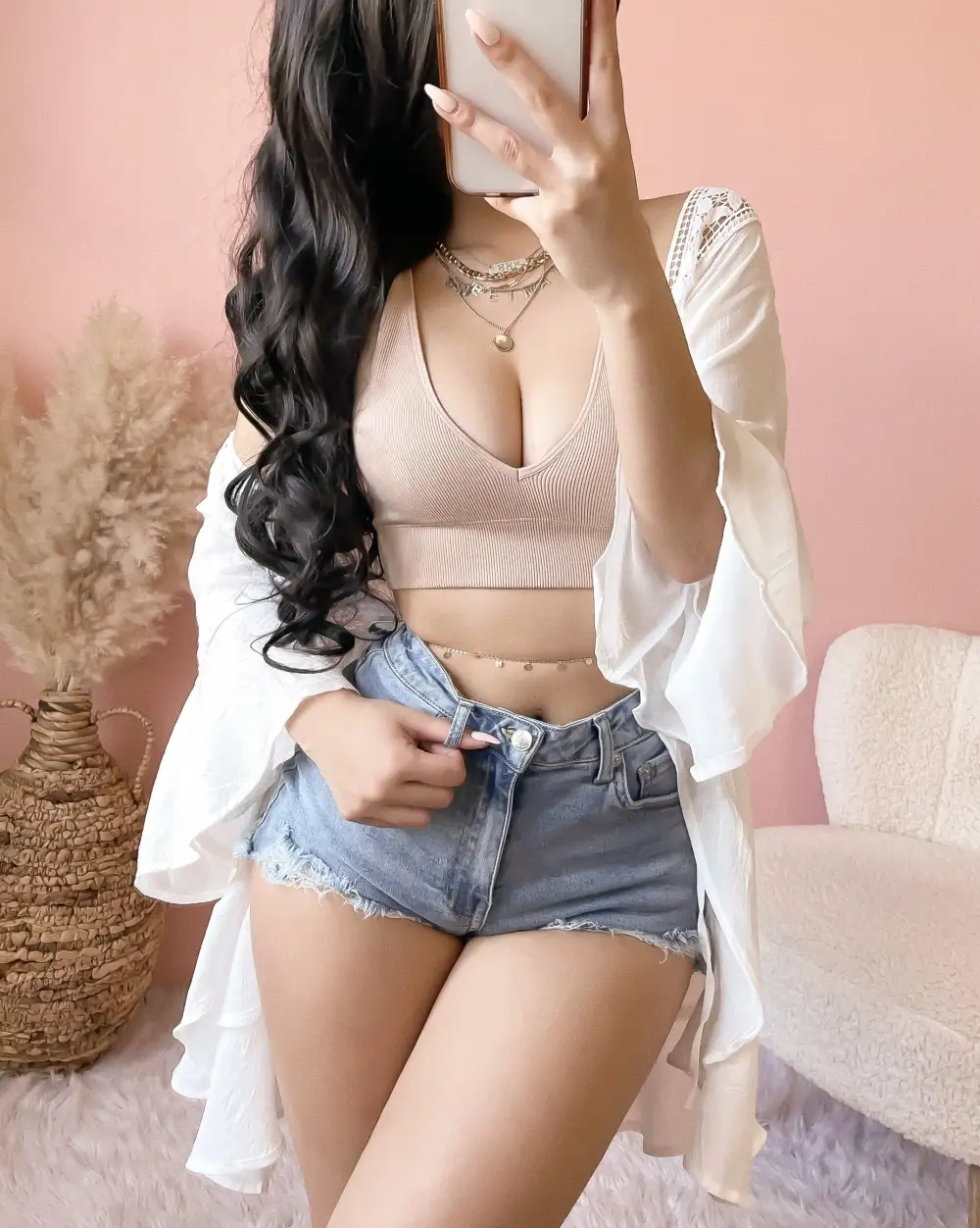 LIGHT AS A FEATHER BRALETTE TOP (RUST)