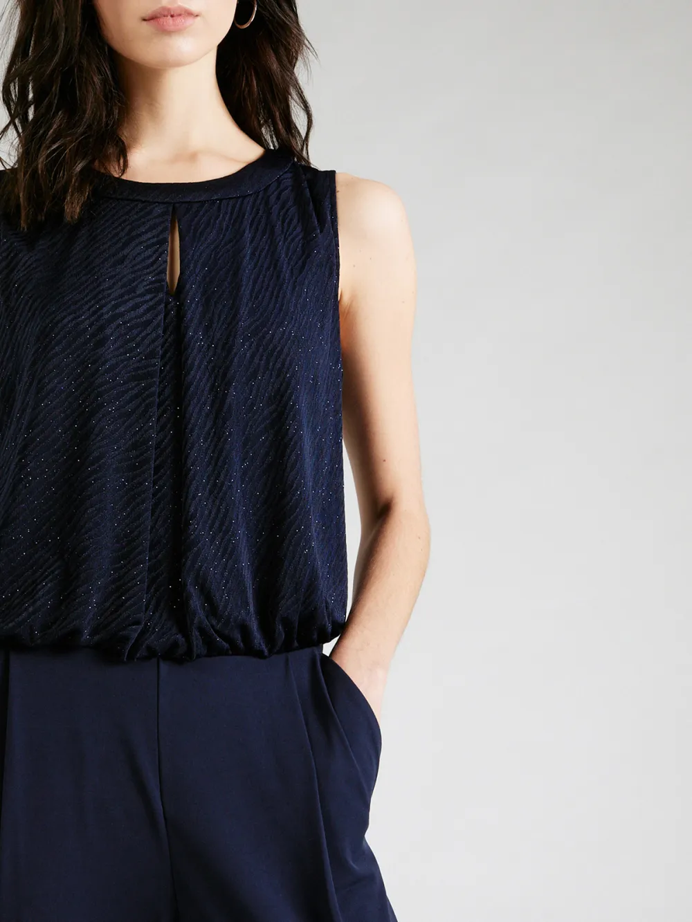 Plain Colored Casual Style Jumpsuit