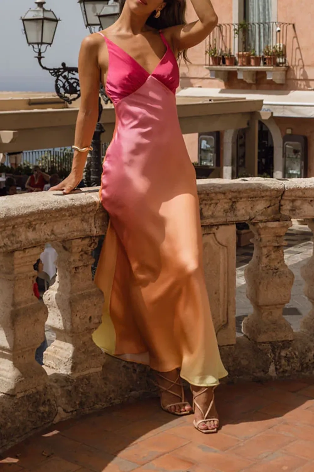 Luxury Silk Banquet Long Dress