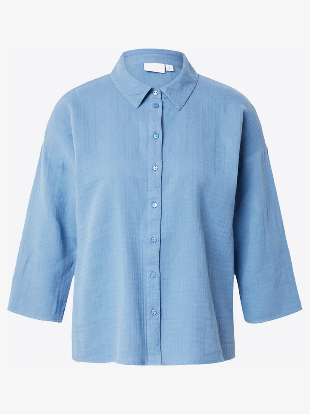 Button Placket Long Sleeve Blouses