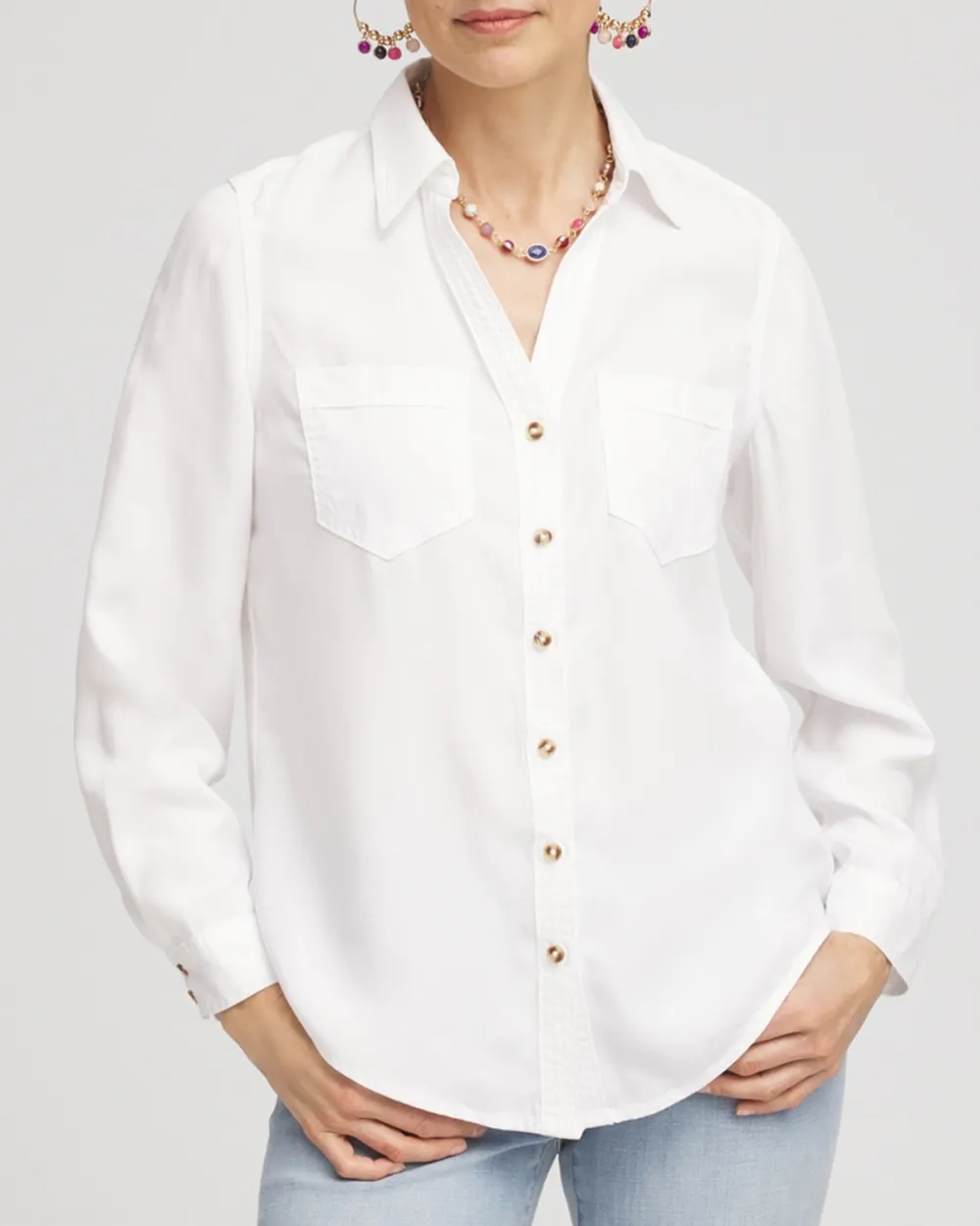 Double Pocket Button Up Shirt