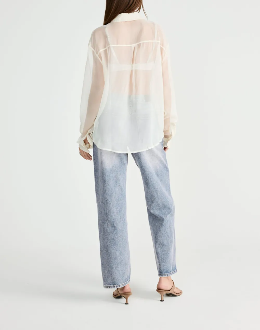 Fashionable Transparent Women's Shirt