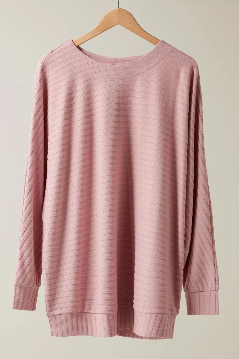 EVANS Curve Cream Ribbed Soft Touch Jumper