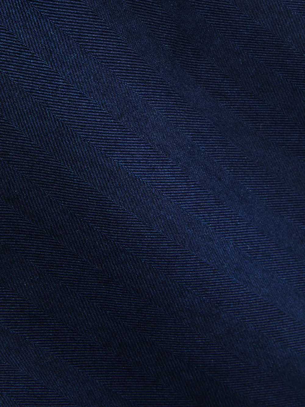 Indigo Blue Straight-Leg Cotton Shorts