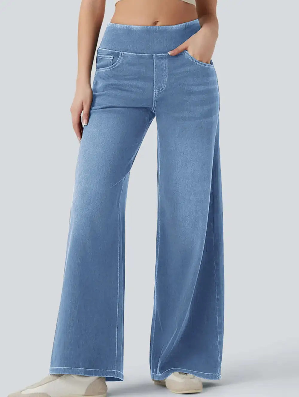 High Waisted Stretch Slim-Fit Jeans