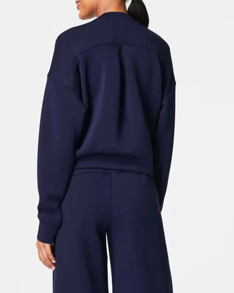 Long-Sleeved Crewneck Sweatshirt