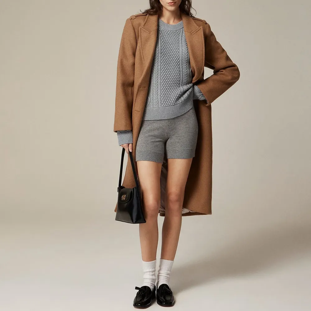 Cotton Cable-Knit Crewneck Sweaters