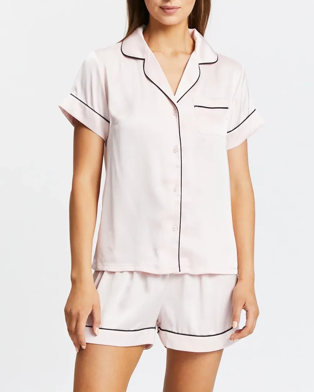 Short Satin PJ Set