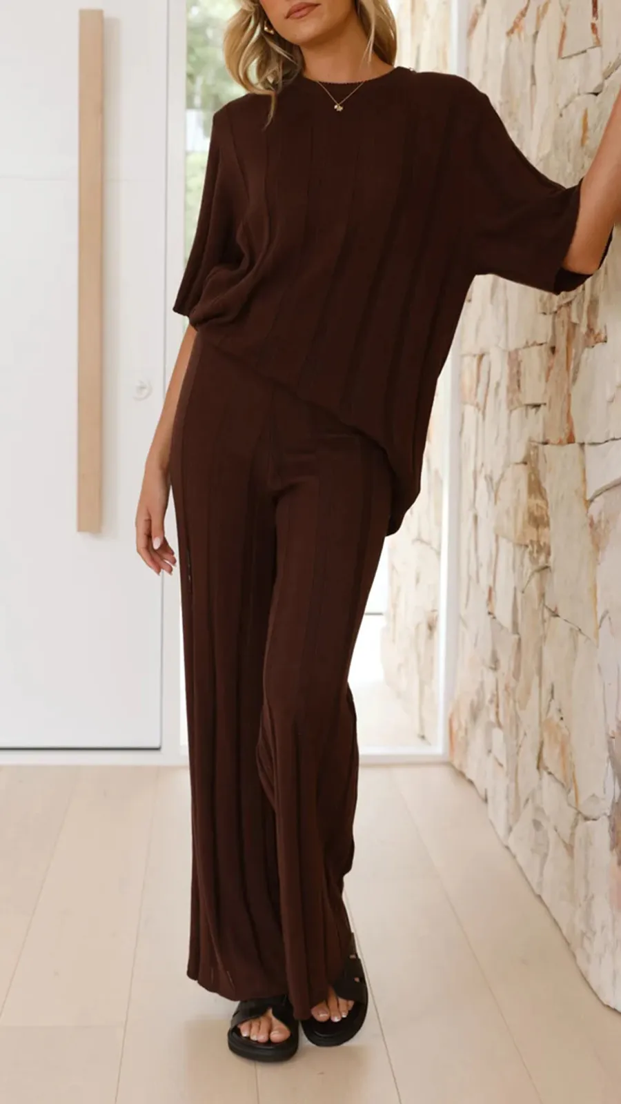 Knitted Heavy Drape Top