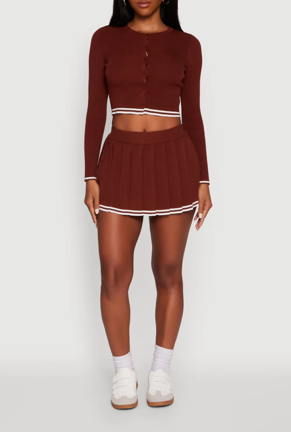 Fitted Button Up Cardigan