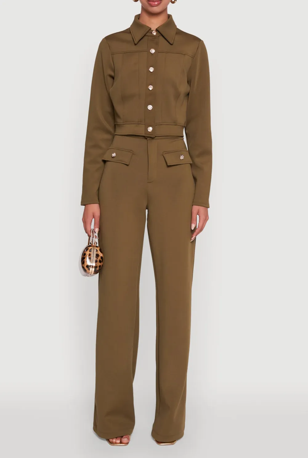 Short Shirt Collar Jacket