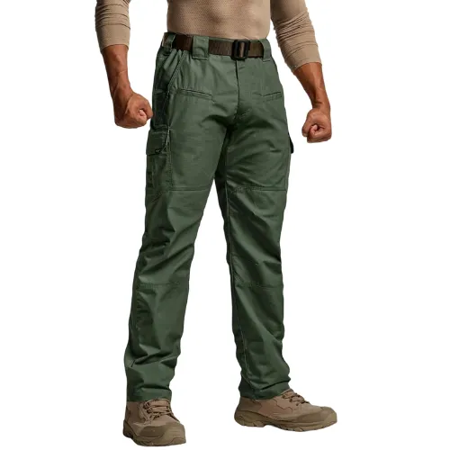 Men's Tactical Work Pants 9 Pockets Ripstop
