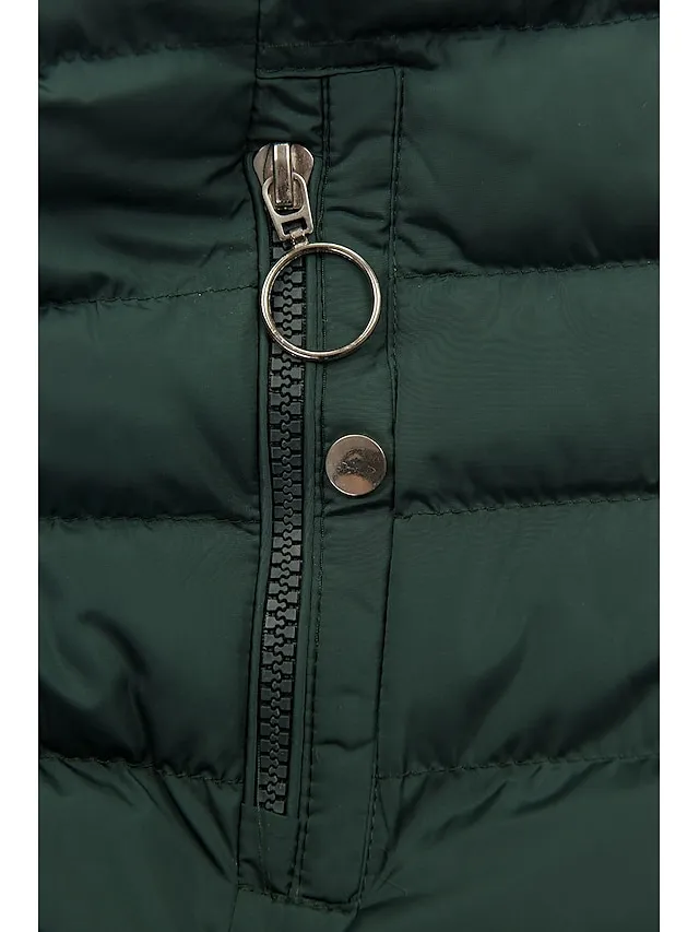 Women's Puffer Jacket Winter Jacket Winter Coat Warm Windproof Street Casual Daily Zipper Pocket Zipper Hoodie Casual Street Style Plain Regular Fit Outerwear Long Sleeve Winter Fall Black Light