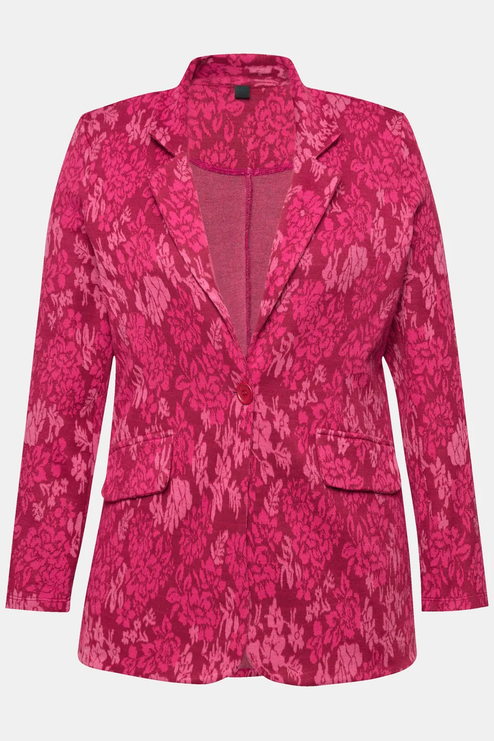 Fitted Flower Patterned Jacket