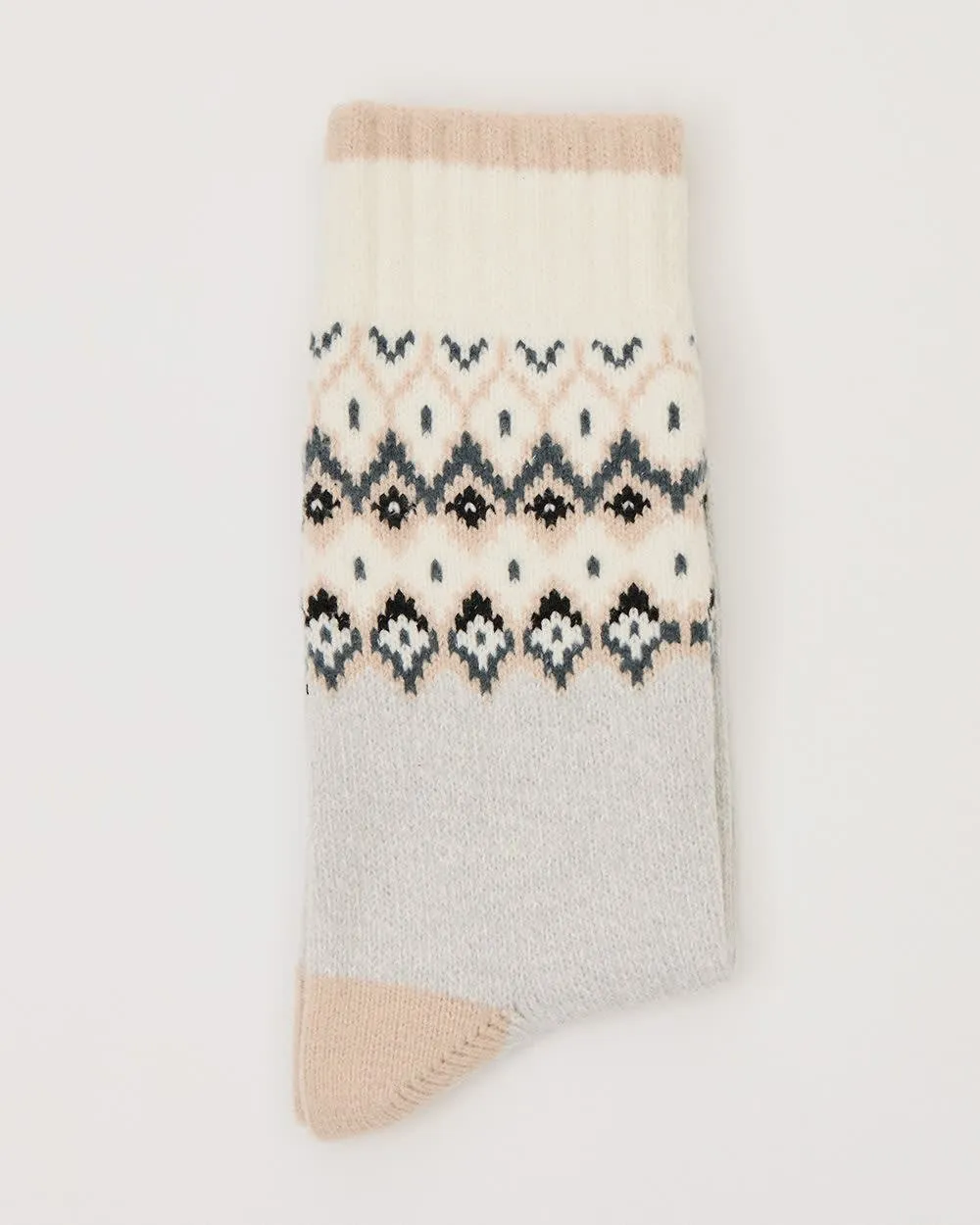 Super-Soft Socks With Apres-Ski Pattern