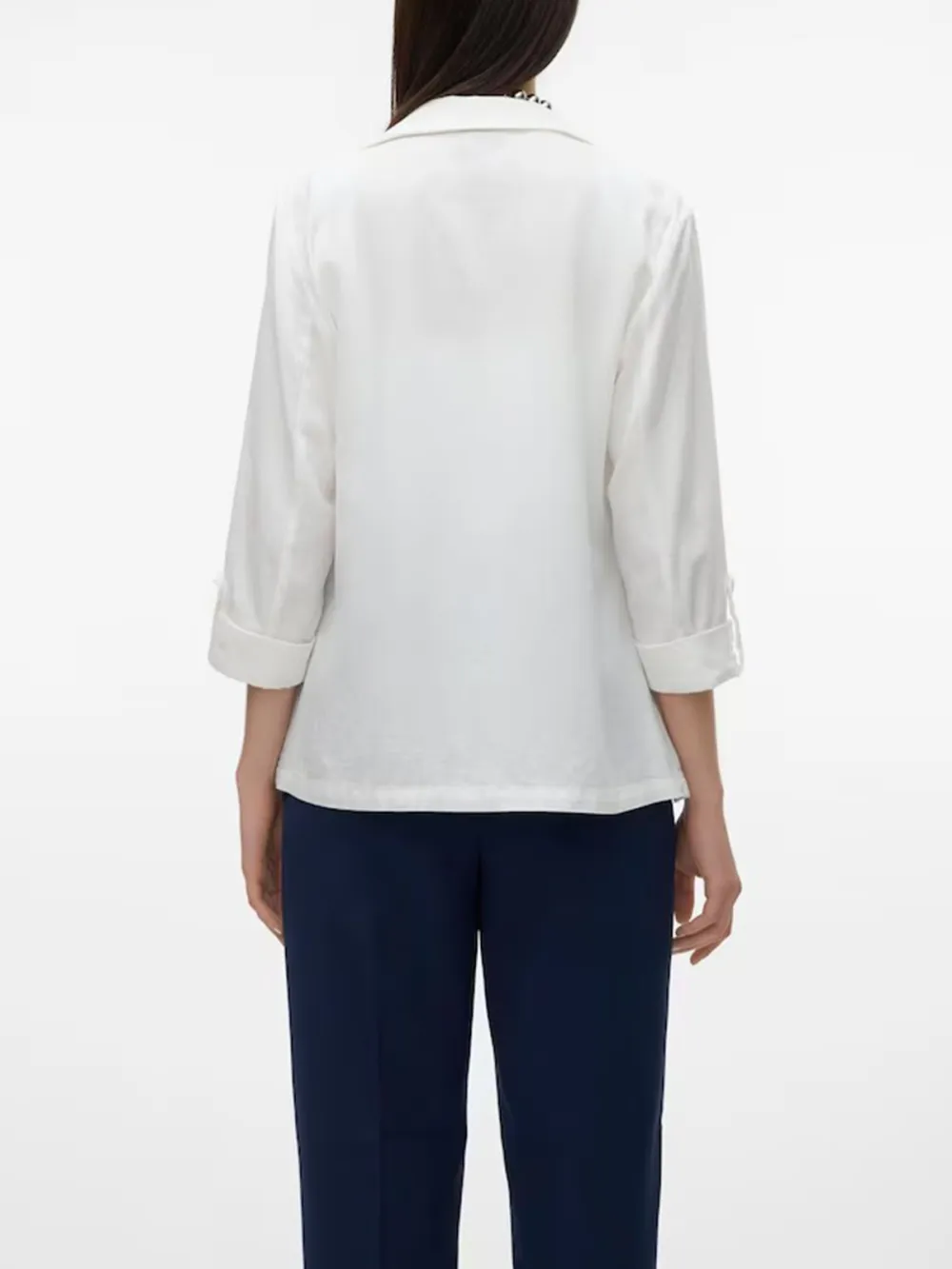 Plain Colored Soft Feel Blazer