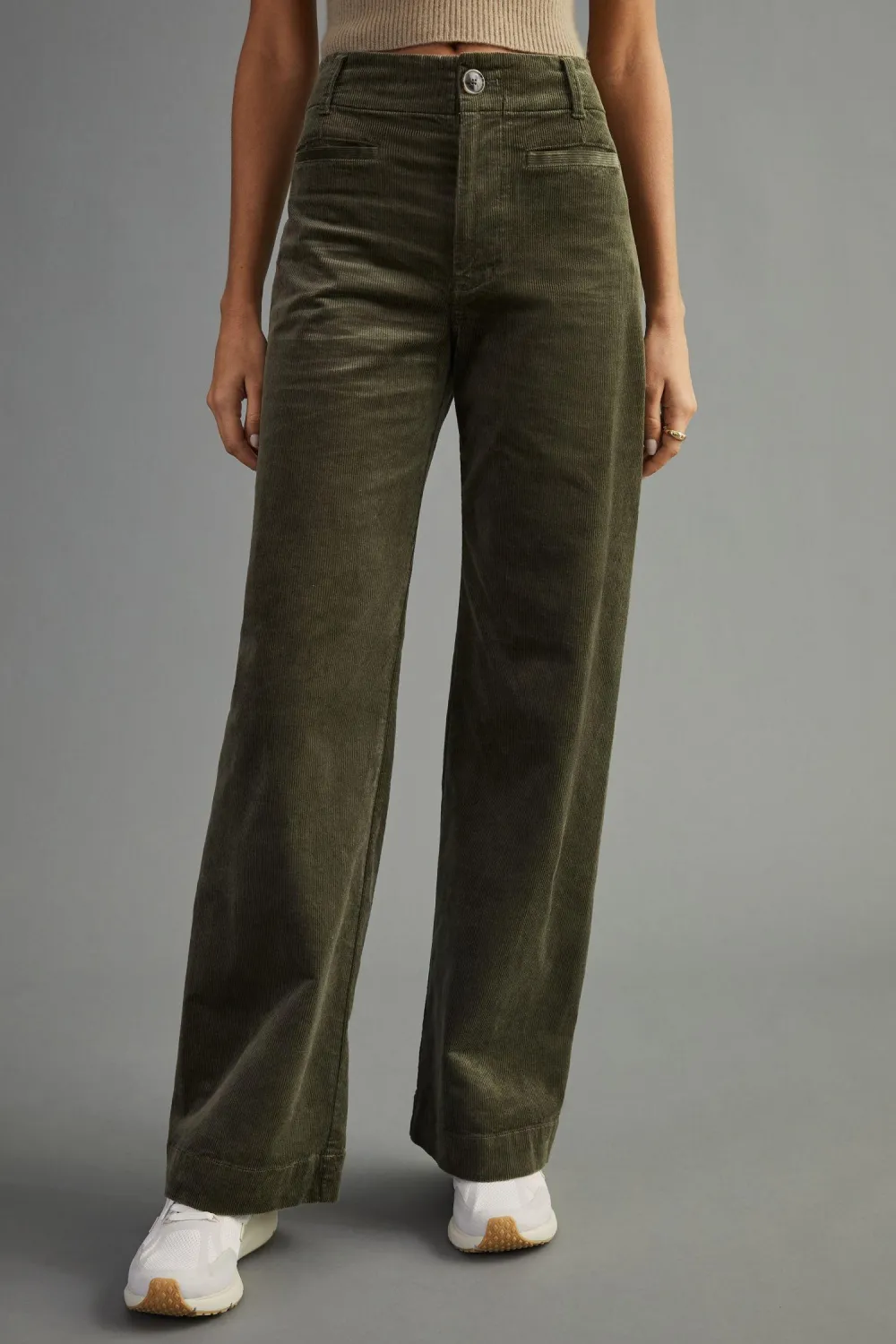 Colette Corduroy Wide-Leg Pants