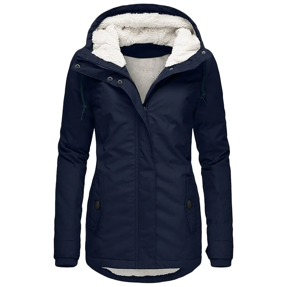 Women's winter coat with hood