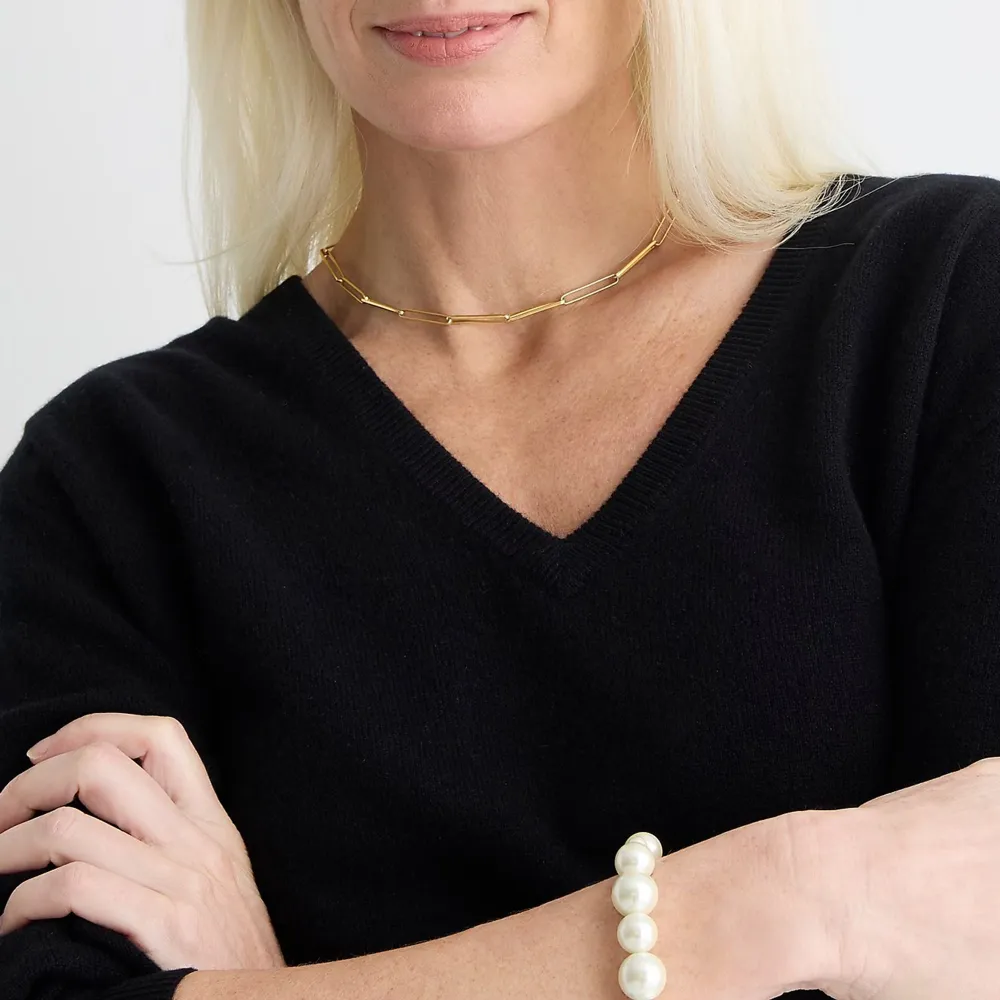 Cashmere Relaxed V-Neck Sweaters