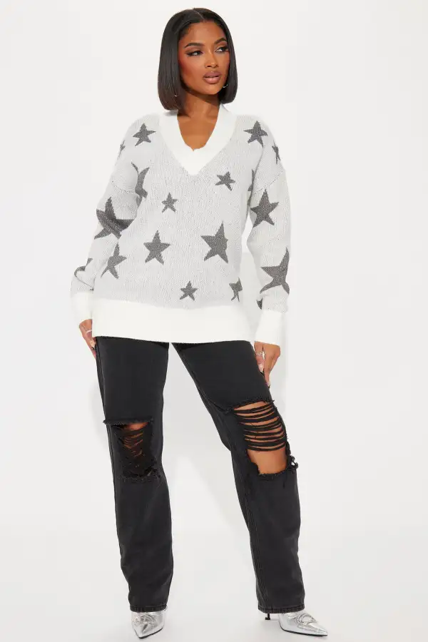 Like Shooting Stars Sweater - Off White