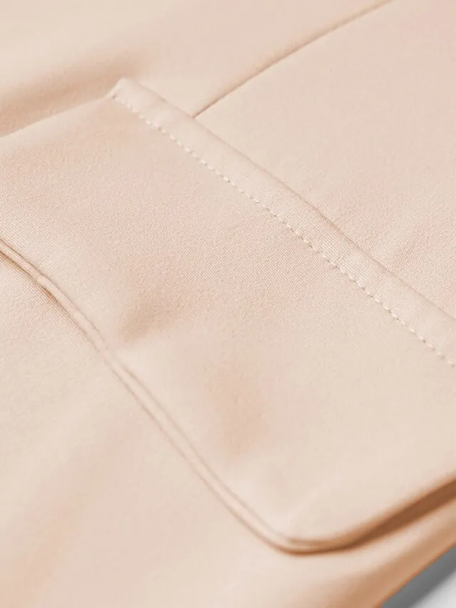 Women's Blazer Casual Jacket Office Work Casual Fall Spring Regular Coat Regular Fit Warm Casual Jacket Long Sleeve Solid Color Quilted Blue Pink Yellow