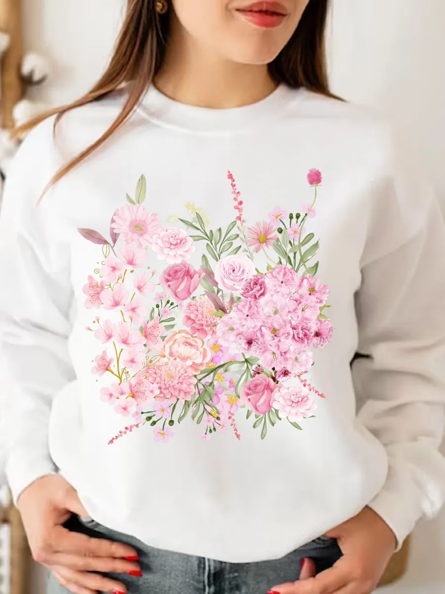 Romantic Floral Bouquet Sweatshirt