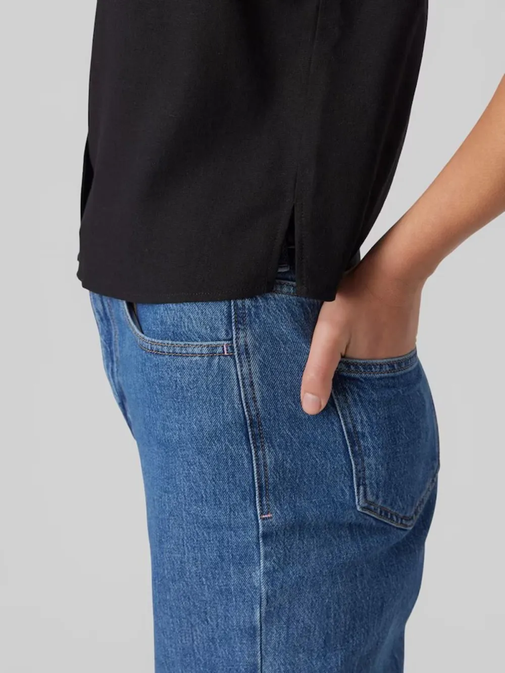 Striped Short Sleeve Blouses