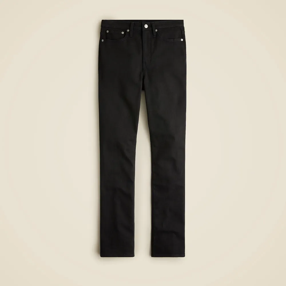 High-Rise Basic Straight Jeans
