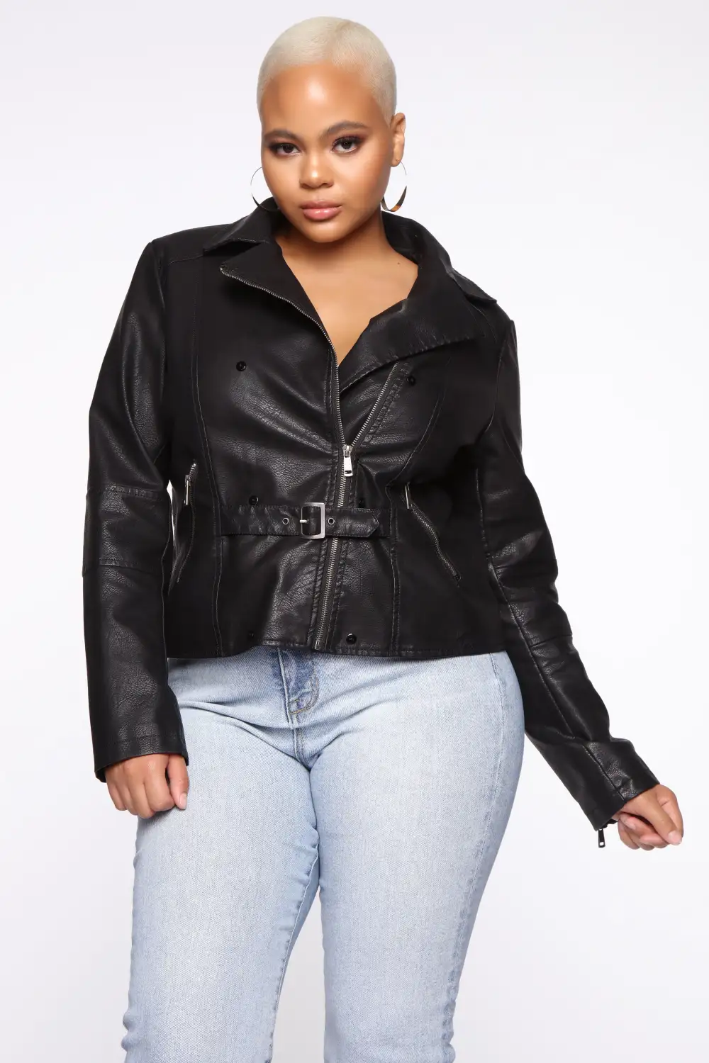 High Maintenance Faux Leather Jacket - Black