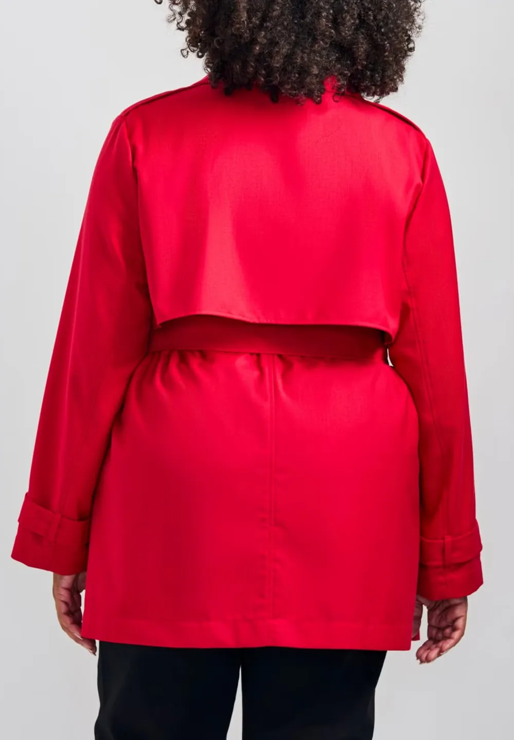 Double Breasted Waistband Jacket