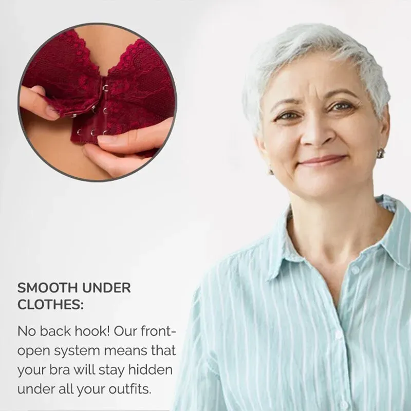 🔥Buy 2 Get 1 Free🔥BRA FOR OLDER WOMEN FRONT CLOSURE 5D SHAPING PUSH UP SEAMLESS NO TRACE BEAUTY BACK SPORTS COMFY BRA