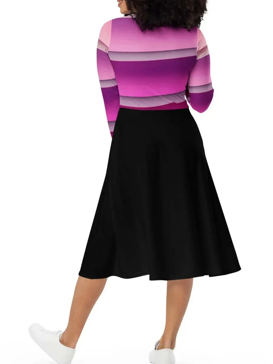 Crew Neck Casual Dress