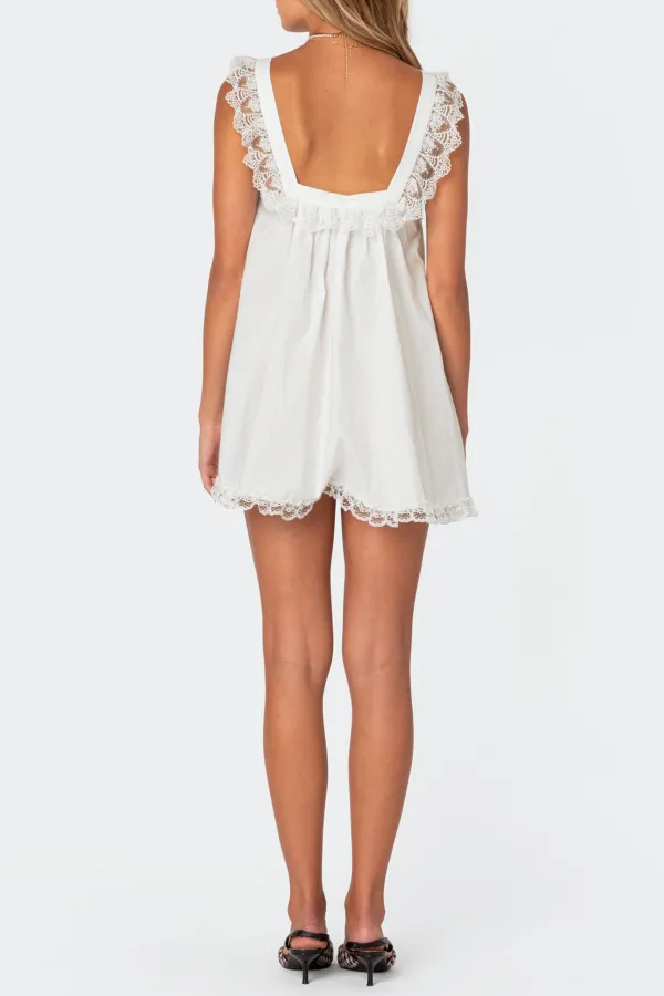 Lacey Babydoll Mini Dress
