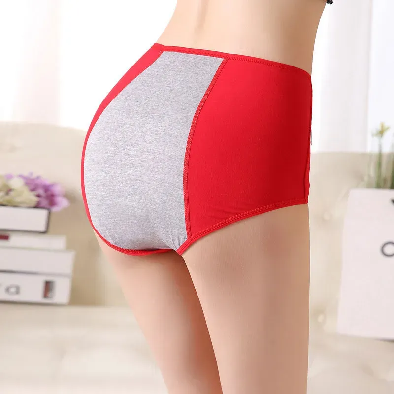 New Plus Size High Waist Leak Proof Panties Suitable For 110KG