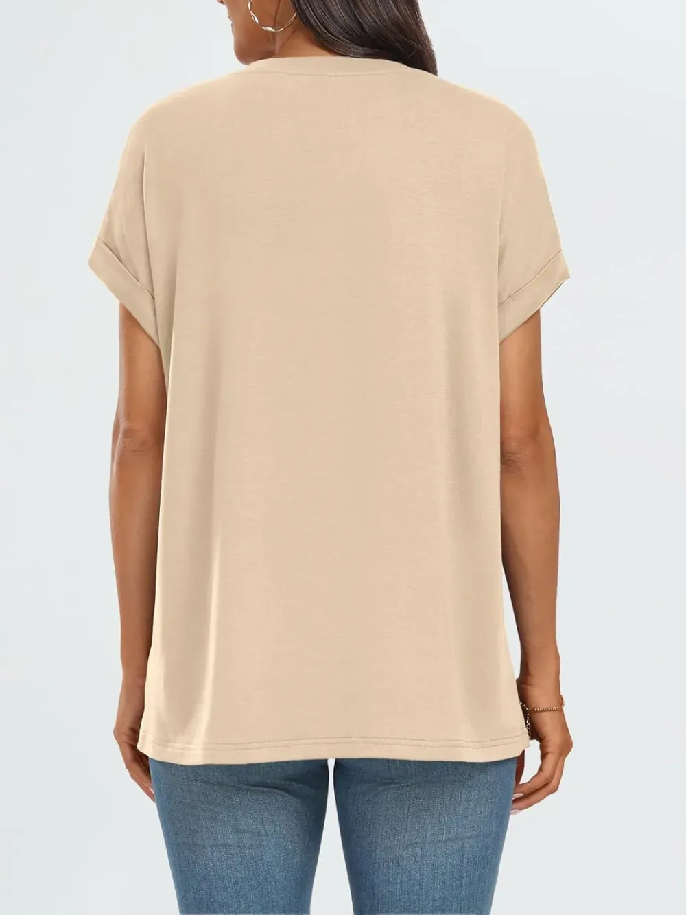 AUTOMET Women Tops Casual Basic T Shirts Loose Fit Crewneck Short Sleeve Summer Outfits