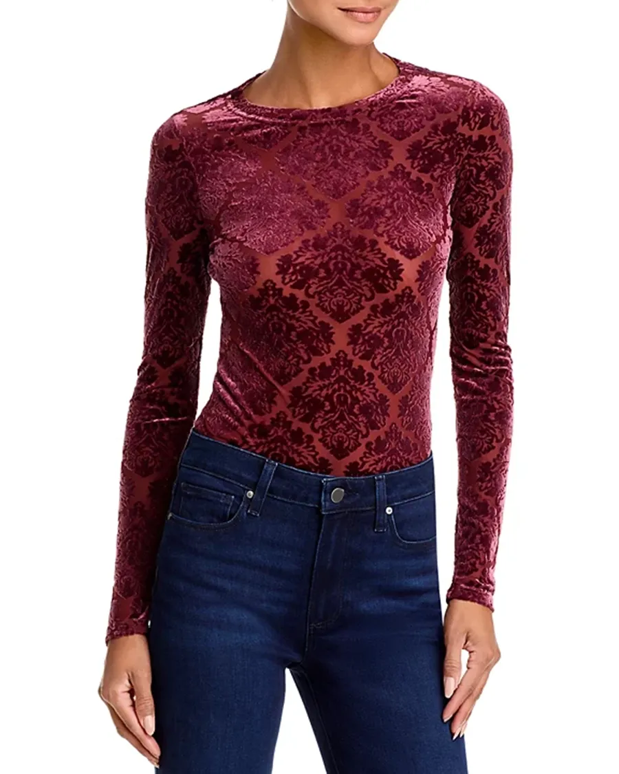 Long Sleeve Crew Neck Top