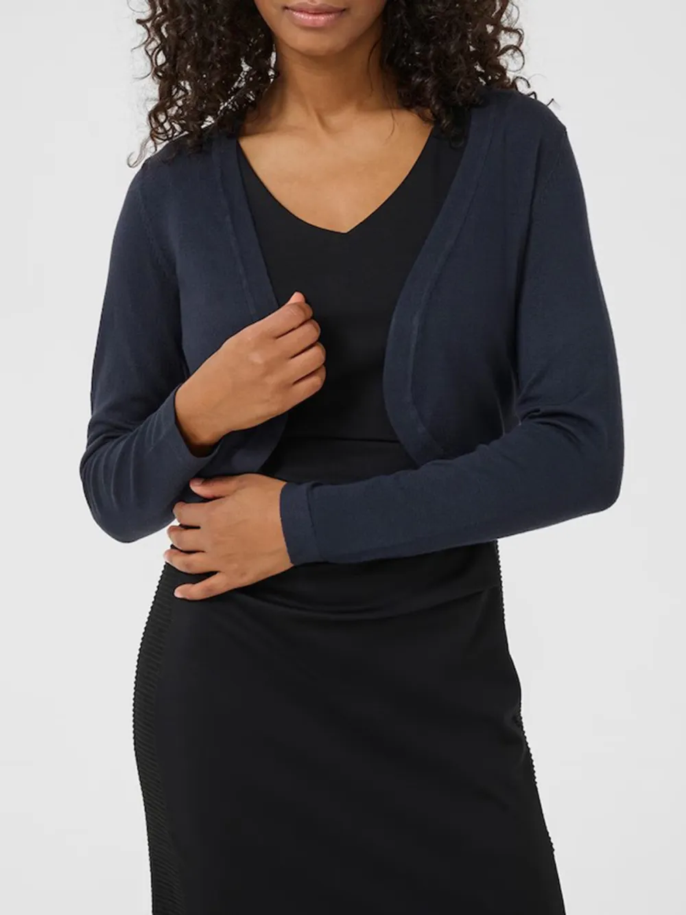 Plain Colored Fine Fabric Sweaters